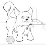 Bear the cat - AnimalSmart colouring